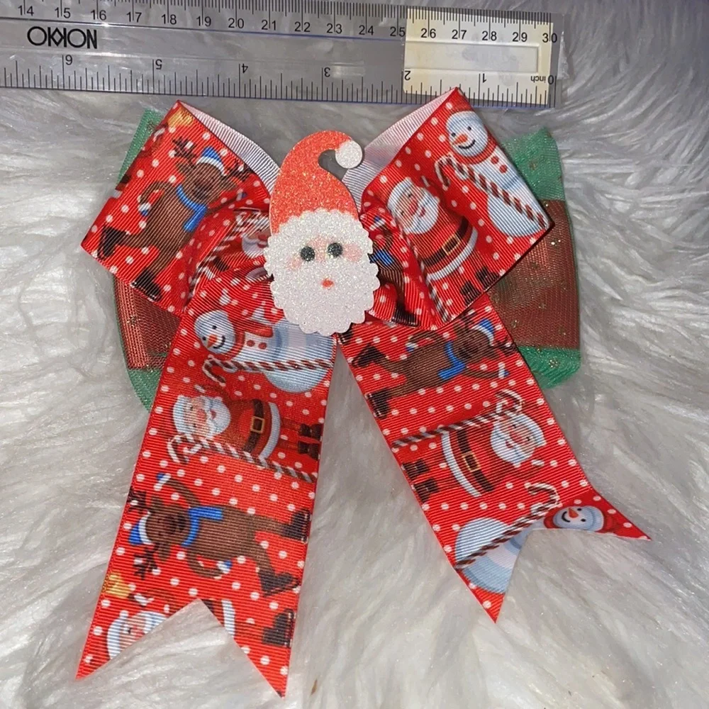 Christmas Winter  hair accessories Bows‎